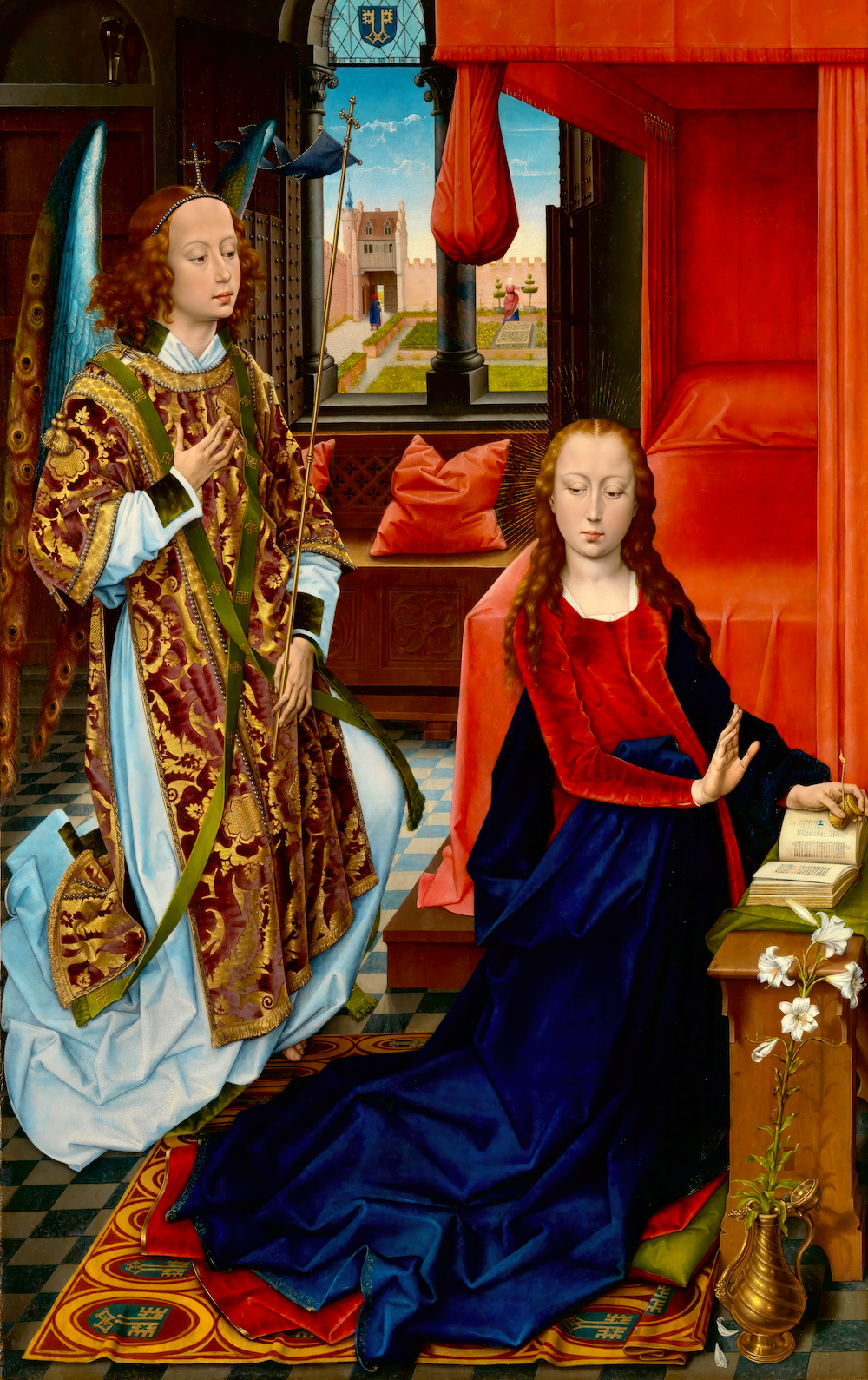 *Annunciation by Hans Memling