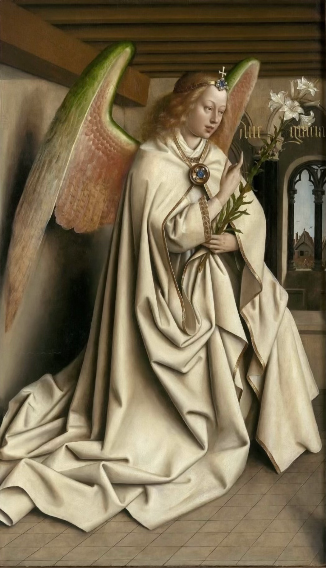 *Archangel Gabriel passes the Message to Maria by Jan Van Eyck