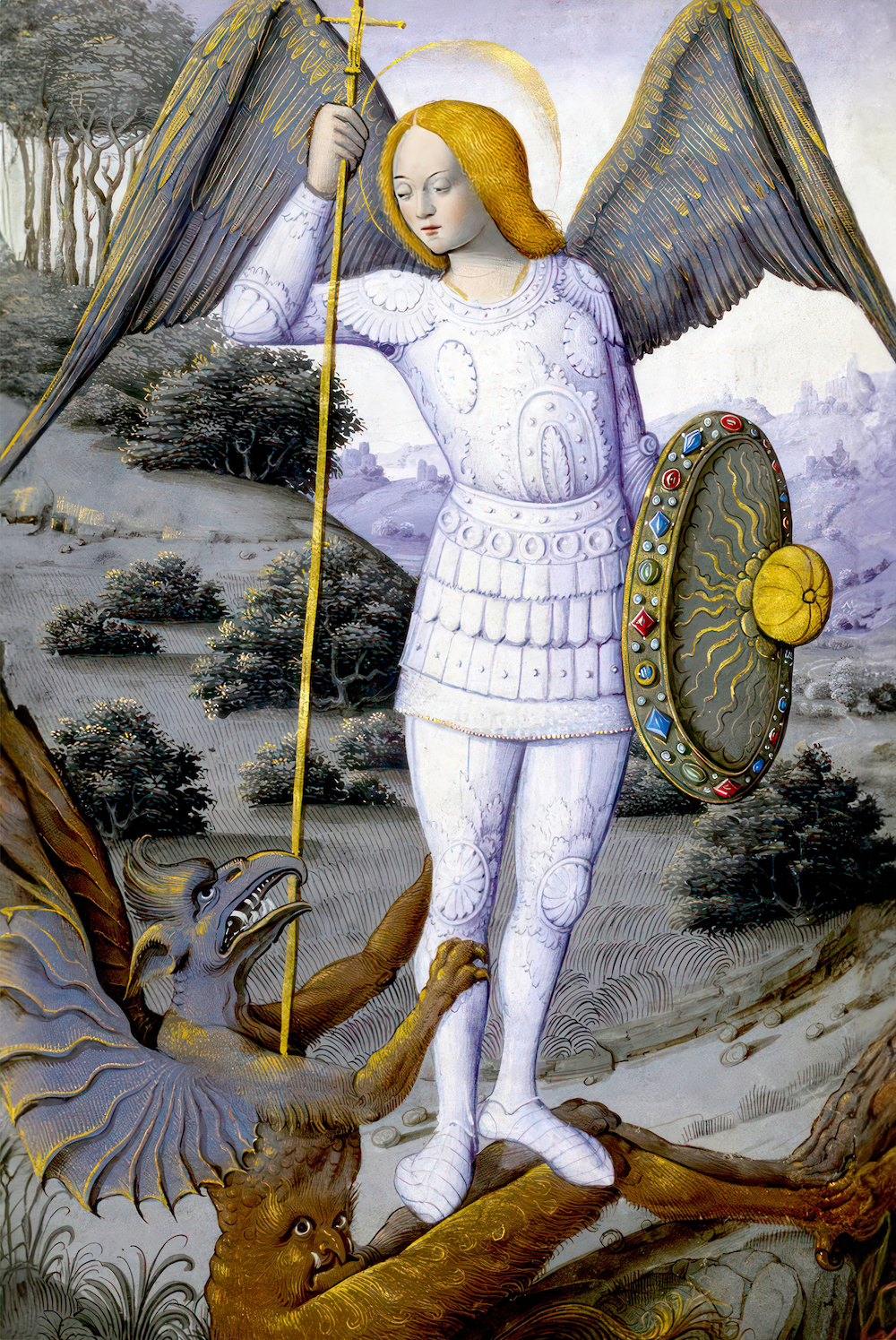 *St. Michael the Archangel from The Hours of Henry IV of France