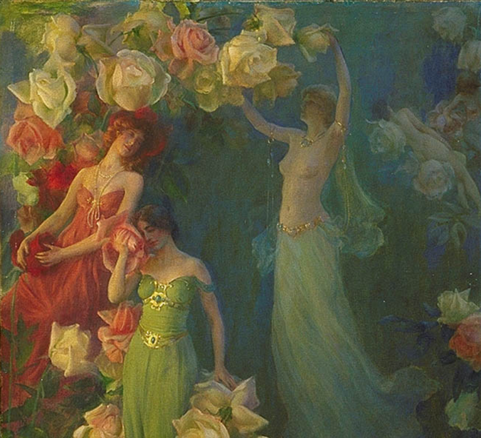 *The Perfume Of Roses Charles Courtney Curran