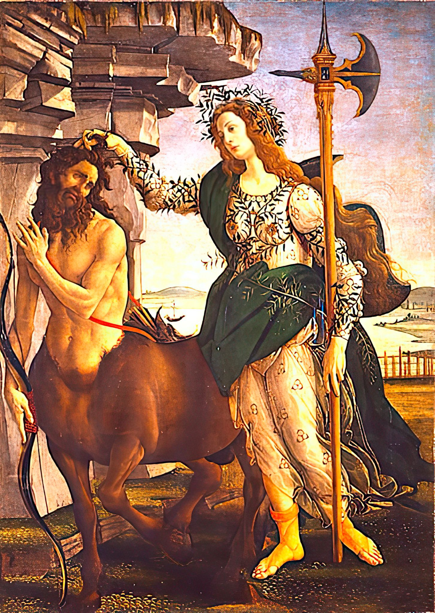 *Pallas and the Centaur by Sandro Botticelli