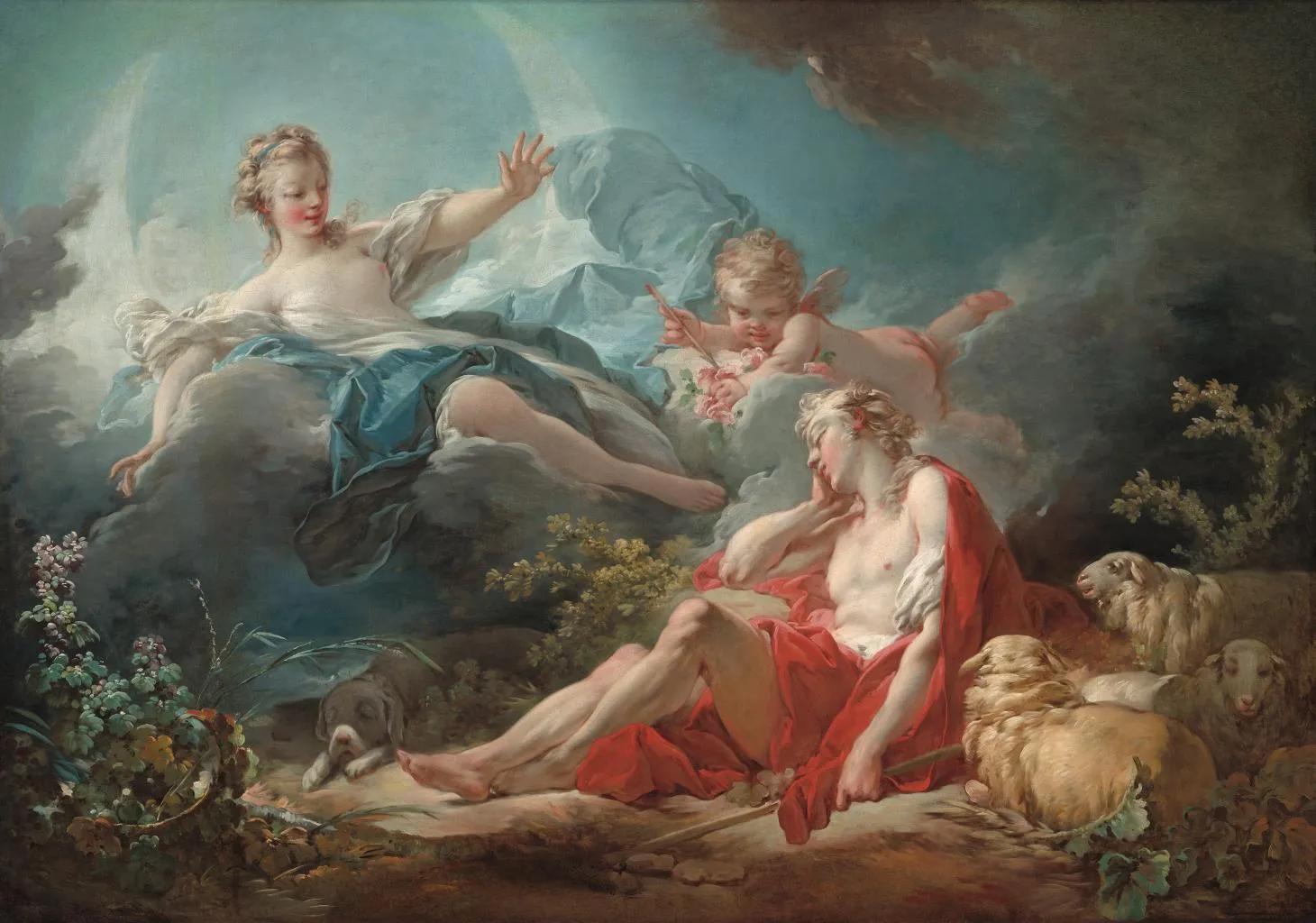 *Diana and Endymion by Jean-Honore Fragonard