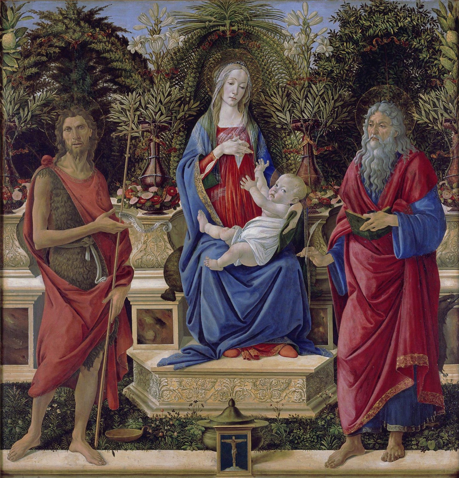 *Madonna with Saints by Sandro Botticelli