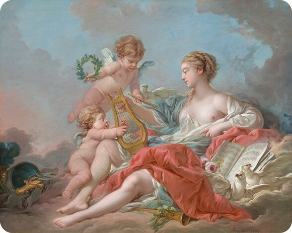 *Allegory of Music by Francois Boucher