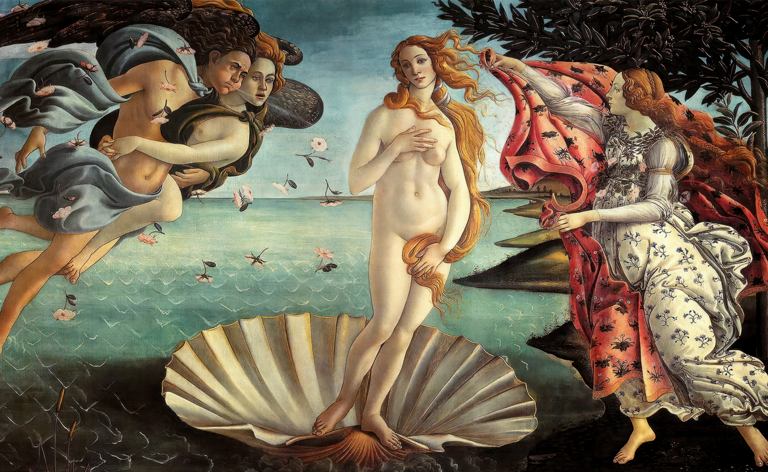 *Birth of Venus by Sandro Botticelli