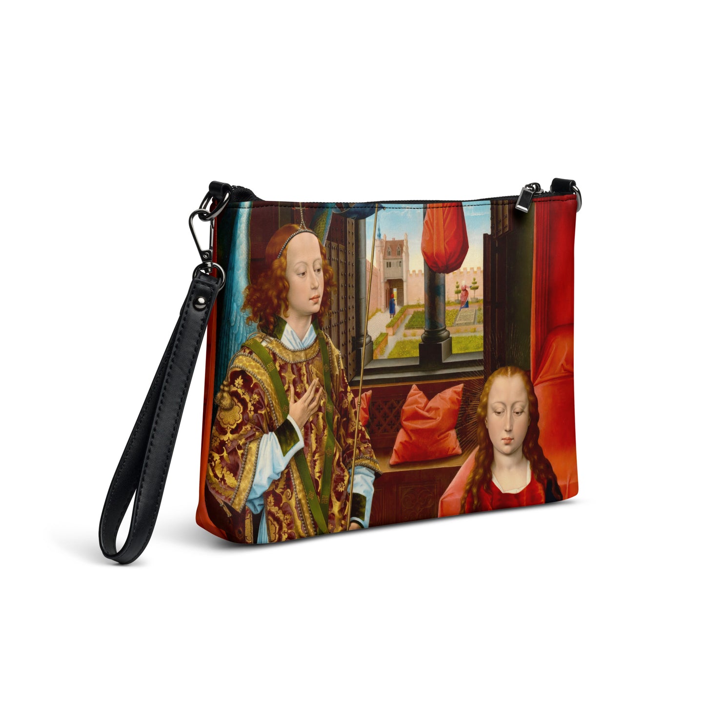 Annunciation by Hans Memling [Crossbody bag]