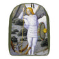 St. Michael the Archangel from The Hours of Henry IV of France [Minimalist Backpack]