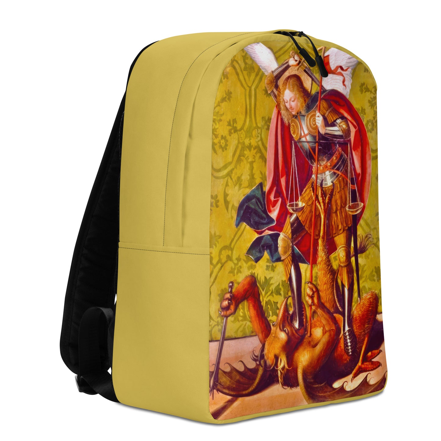 St. Michael Killing the Dragon by Josse Lieferinxe [Minimalist Backpack]