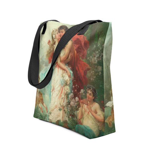 Oath Of Love by Hans Zatzka [Tote bag]