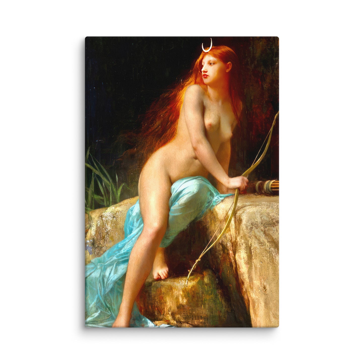 Diana Goddess of the Hunt by Jules Lefebvre [Canvas]