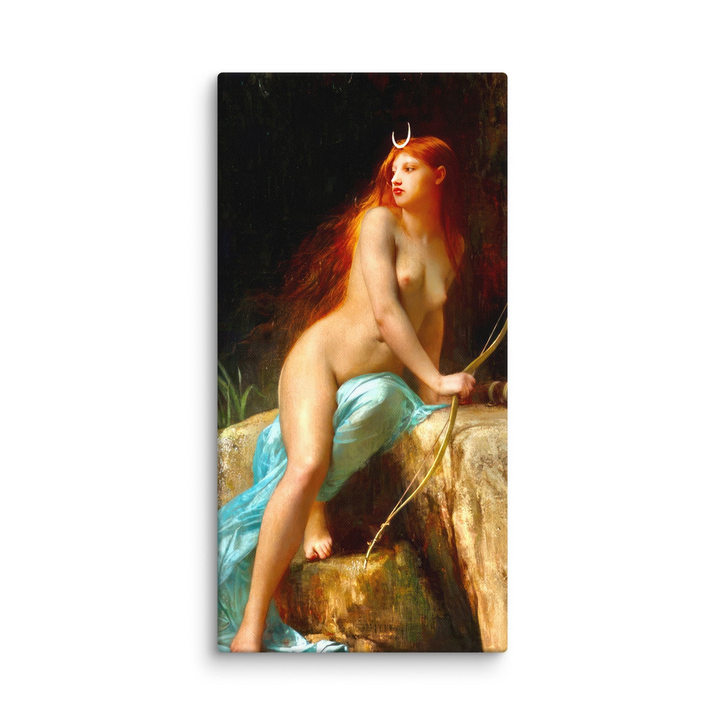 Diana Goddess of the Hunt by Jules Lefebvre [Canvas]