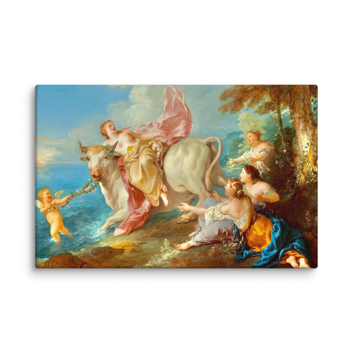 The Abduction of Europa by Jean Francois de Troy [Canvas]