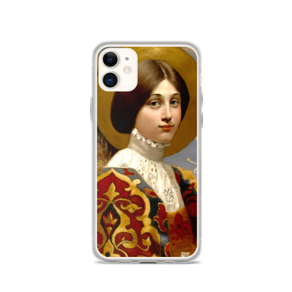 Angel Gabriel of Annunciation by Eleanor Fortescue-Brickdale [Clear Case for iPhone]