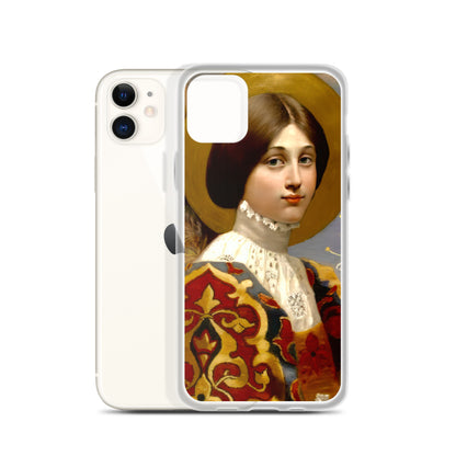 Angel Gabriel of Annunciation by Eleanor Fortescue-Brickdale [Clear Case for iPhone]