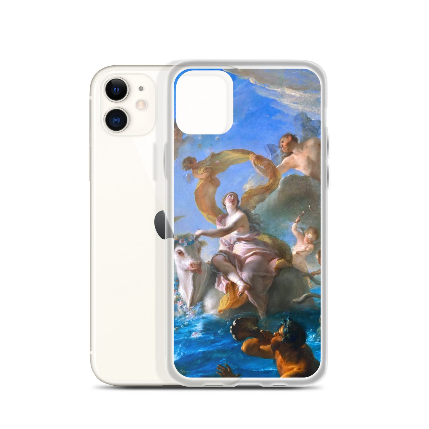 The Abduction of Europa by Noel-Nicolas Coypel [Clear Case for iPhone]