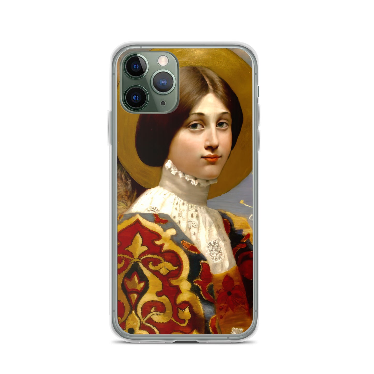 Angel Gabriel of Annunciation by Eleanor Fortescue-Brickdale [Clear Case for iPhone]