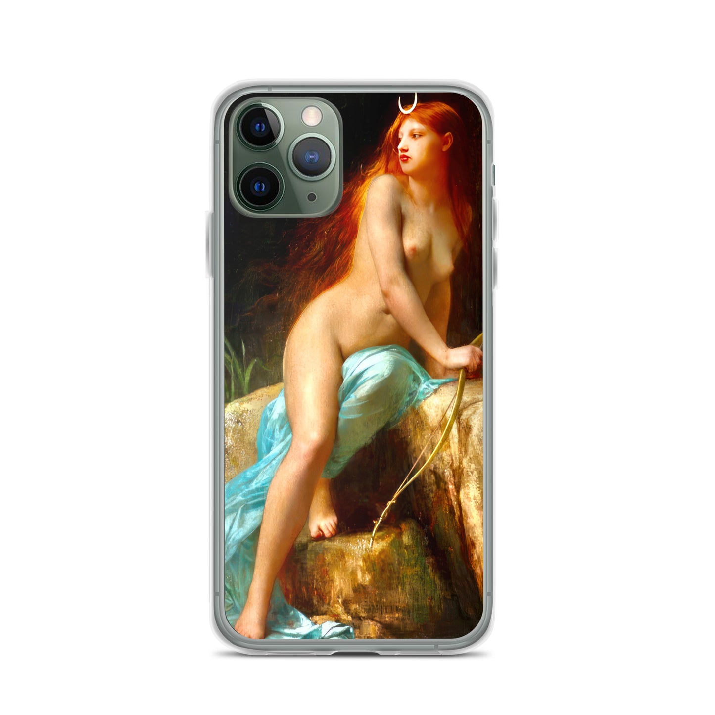 Diana Goddess of the Hunt by Jules Lefebvre [Clear Case for iPhone]