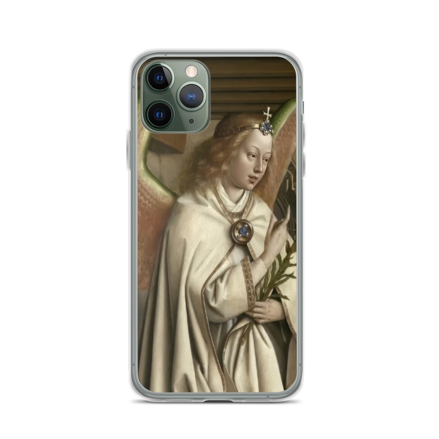 Archangel Gabriel passes the Message to Maria by Jan Van Eyck [Clear Case for iPhone]