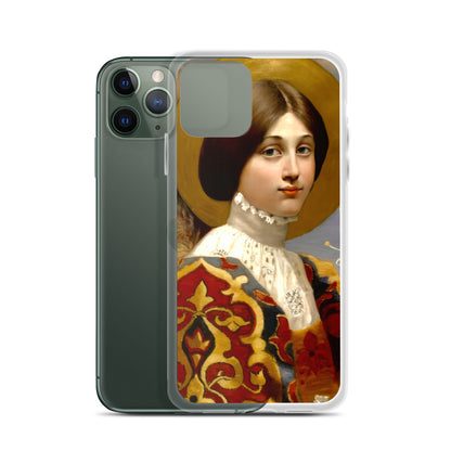 Angel Gabriel of Annunciation by Eleanor Fortescue-Brickdale [Clear Case for iPhone]