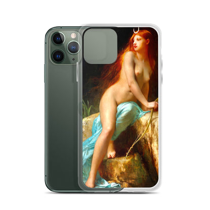 Diana Goddess of the Hunt by Jules Lefebvre [Clear Case for iPhone]