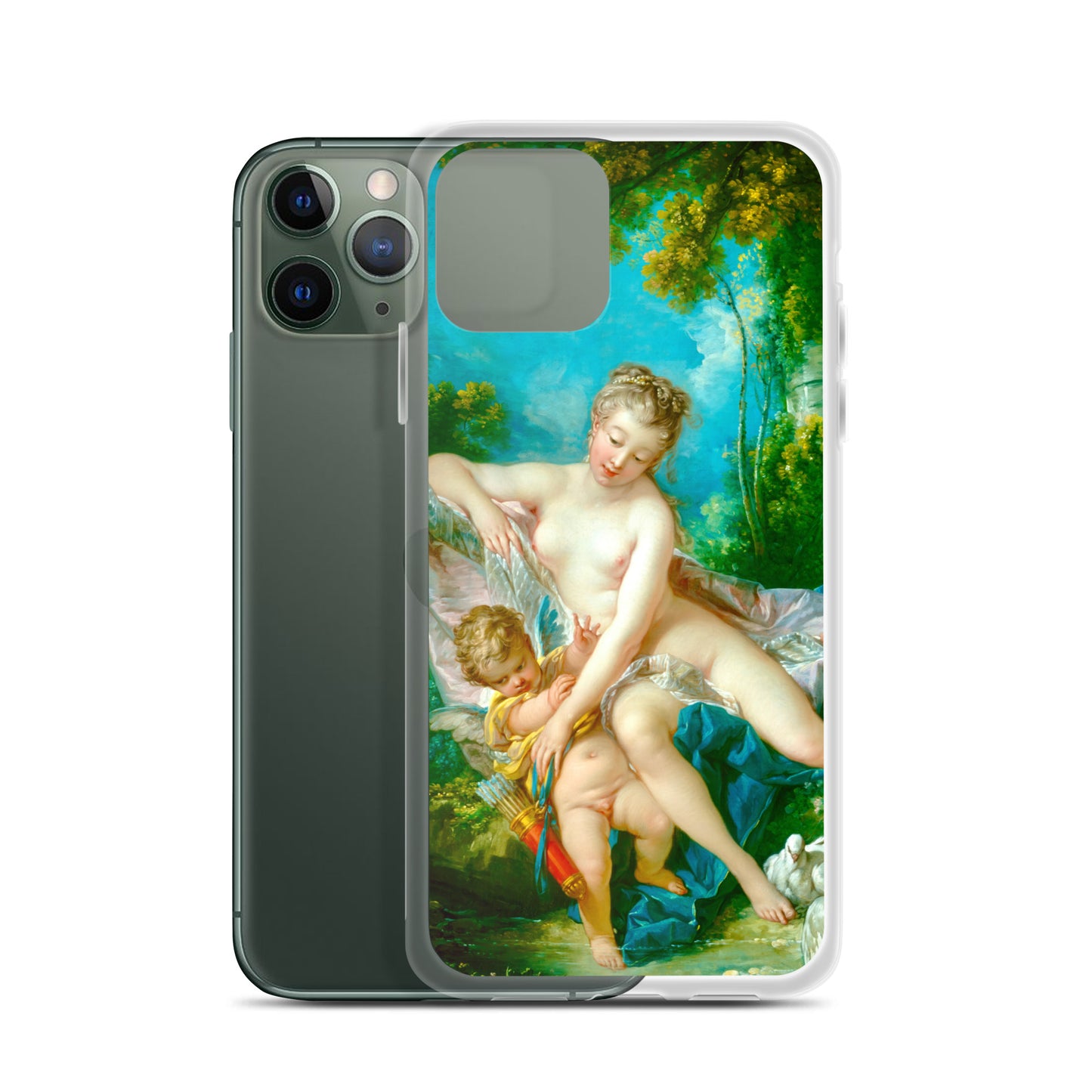 The Bath of Venus by François Boucher {Clear Case for iPhone}