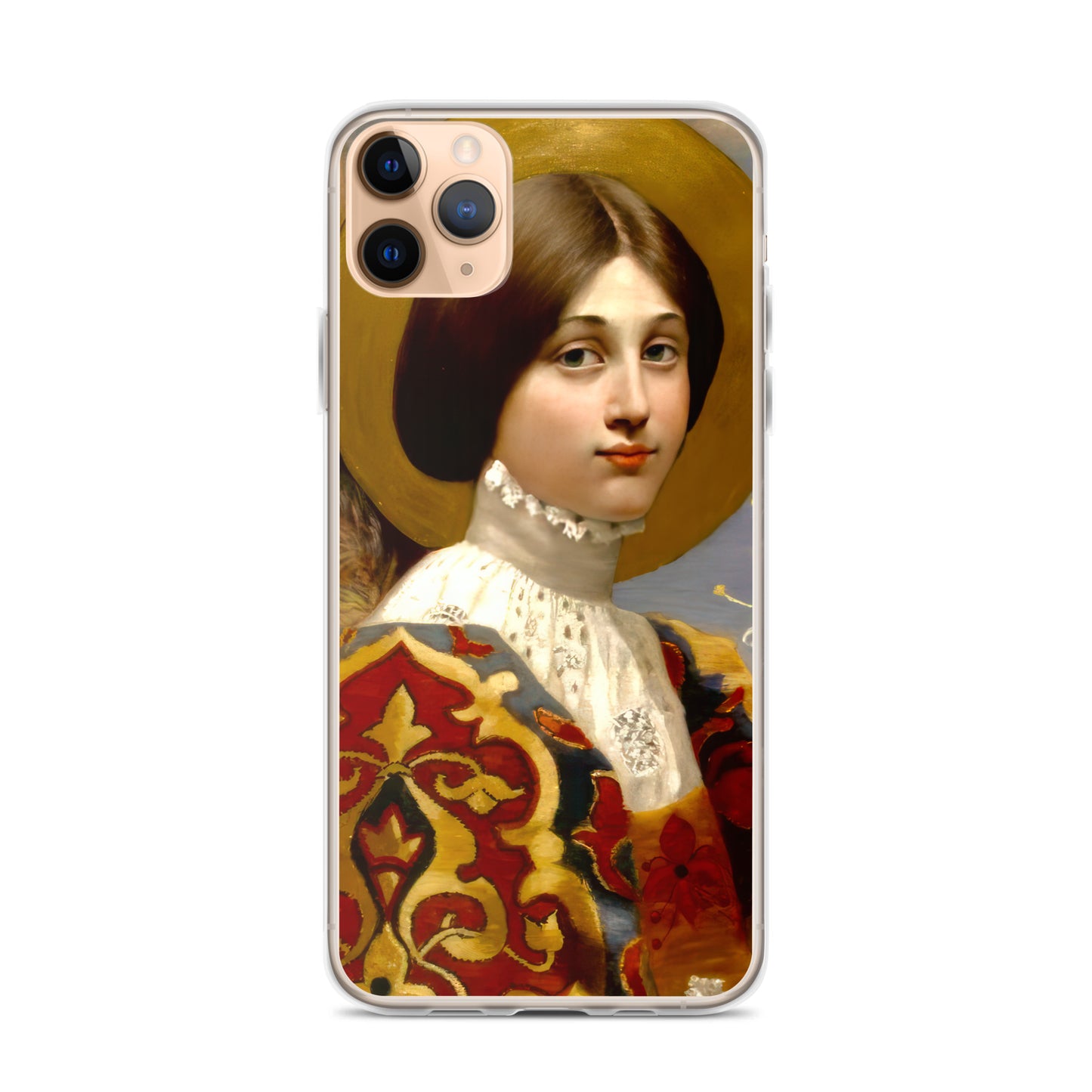 Angel Gabriel of Annunciation by Eleanor Fortescue-Brickdale [Clear Case for iPhone]