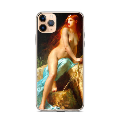 Diana Goddess of the Hunt by Jules Lefebvre [Clear Case for iPhone]