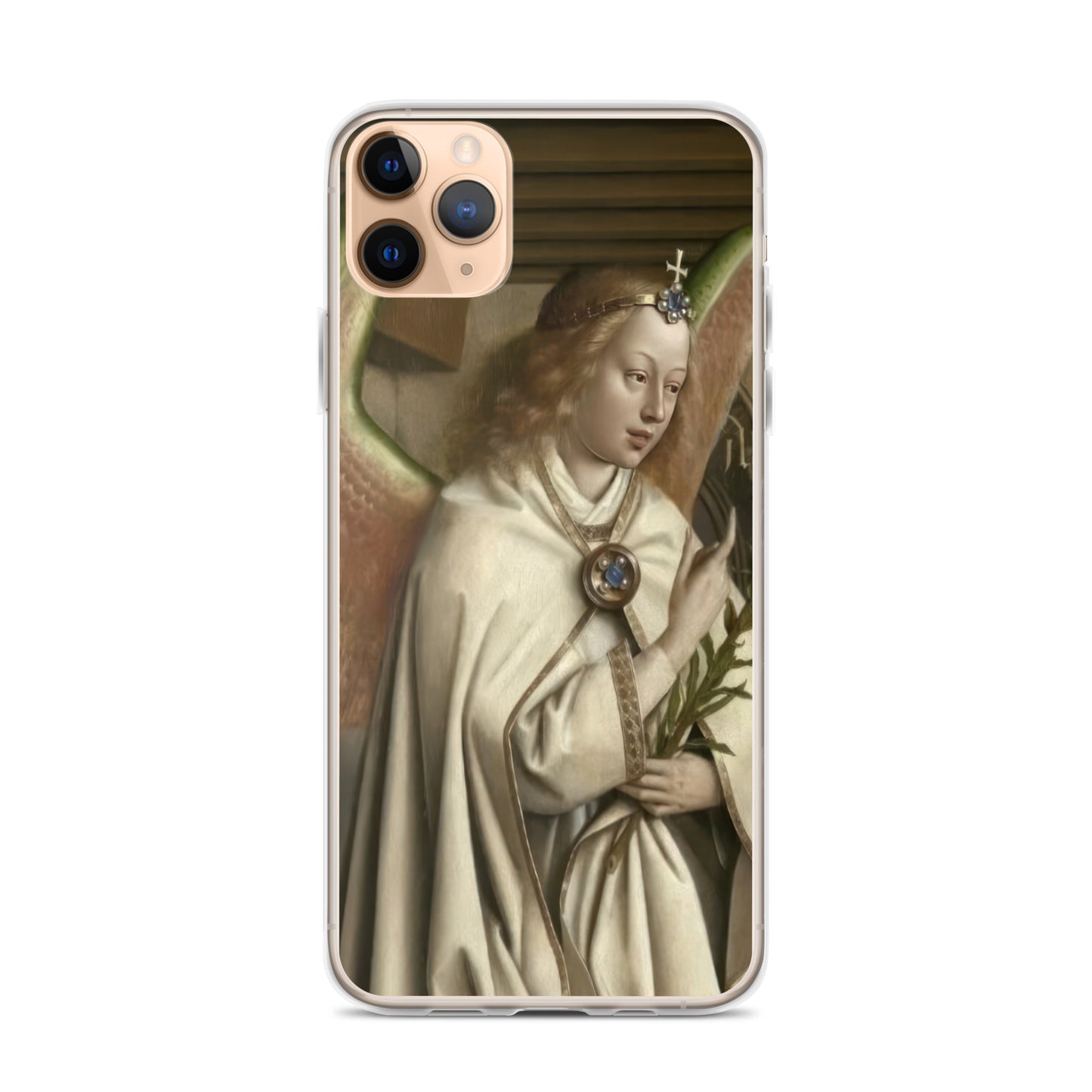 Archangel Gabriel passes the Message to Maria by Jan Van Eyck [Clear Case for iPhone]