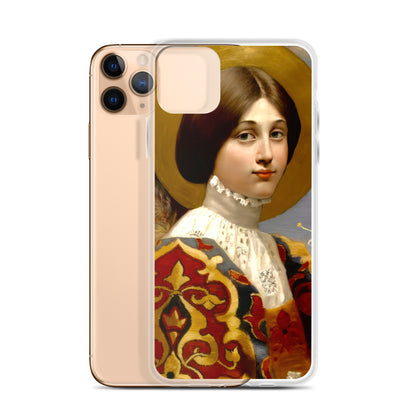 Angel Gabriel of Annunciation by Eleanor Fortescue-Brickdale [Clear Case for iPhone]