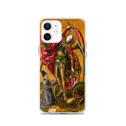 Saint Michael Triumphs over the Devil by Bartolome Bermejo [Clear Case for iPhone]