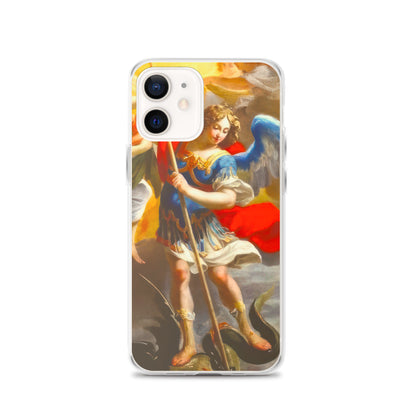 The Archangel Michael Slaying The Dragon By Simon Vouet [Clear Case for iPhone]