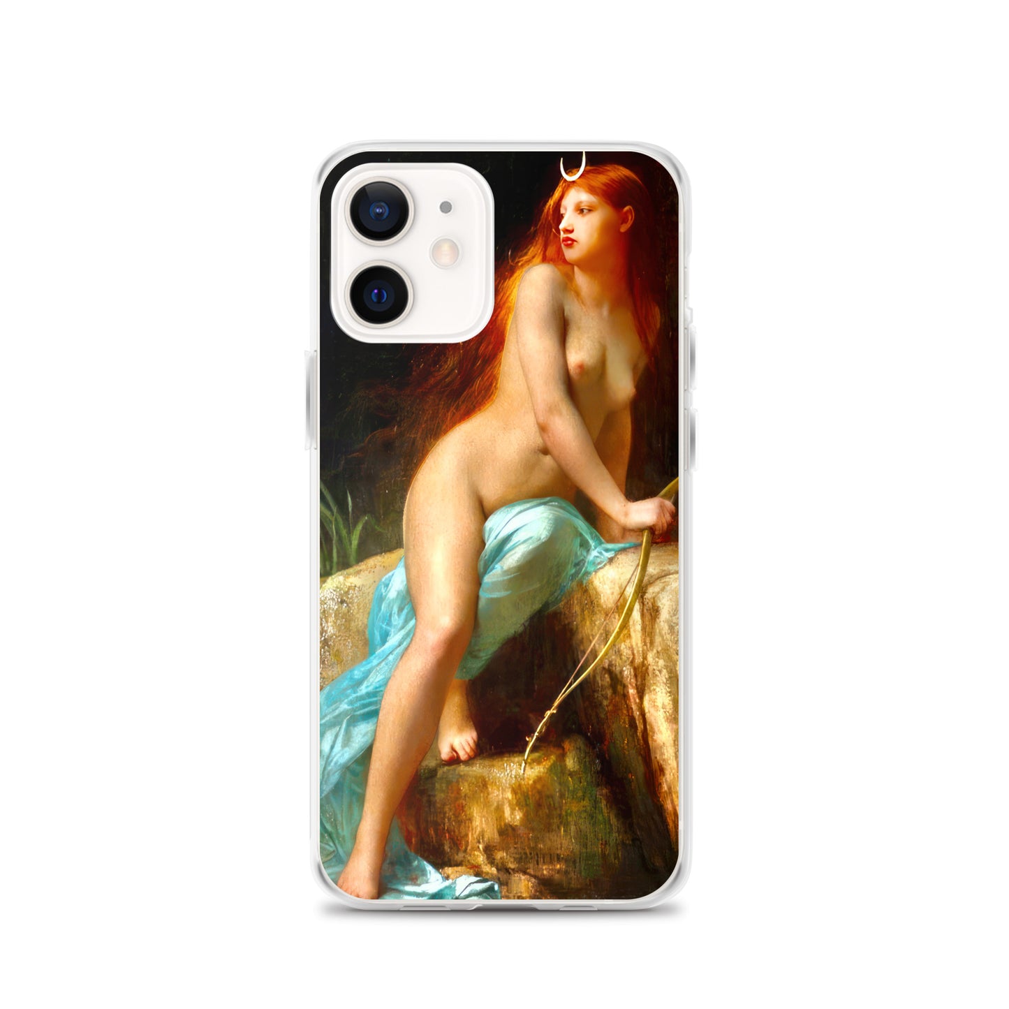 Diana Goddess of the Hunt by Jules Lefebvre [Clear Case for iPhone]