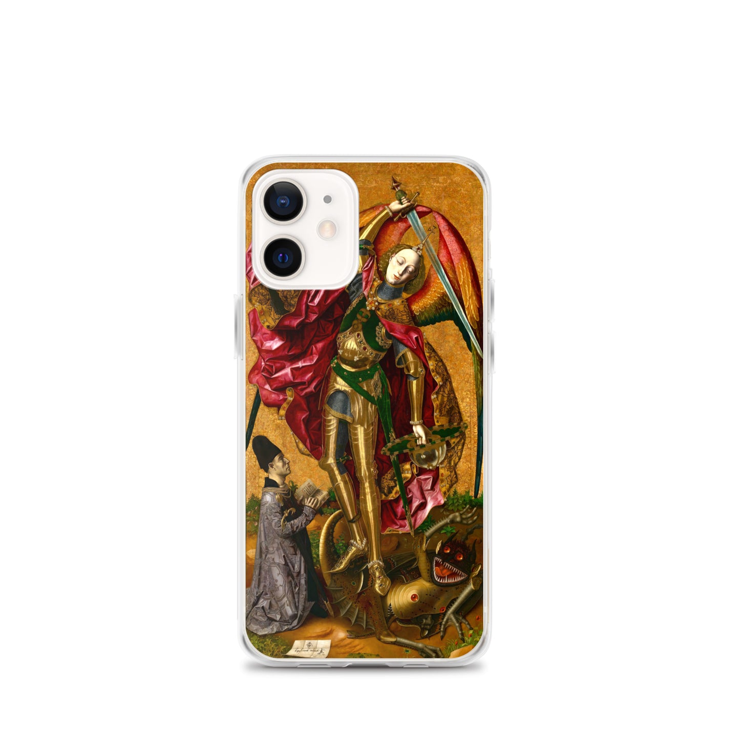 Saint Michael Triumphs over the Devil by Bartolome Bermejo [Clear Case for iPhone]