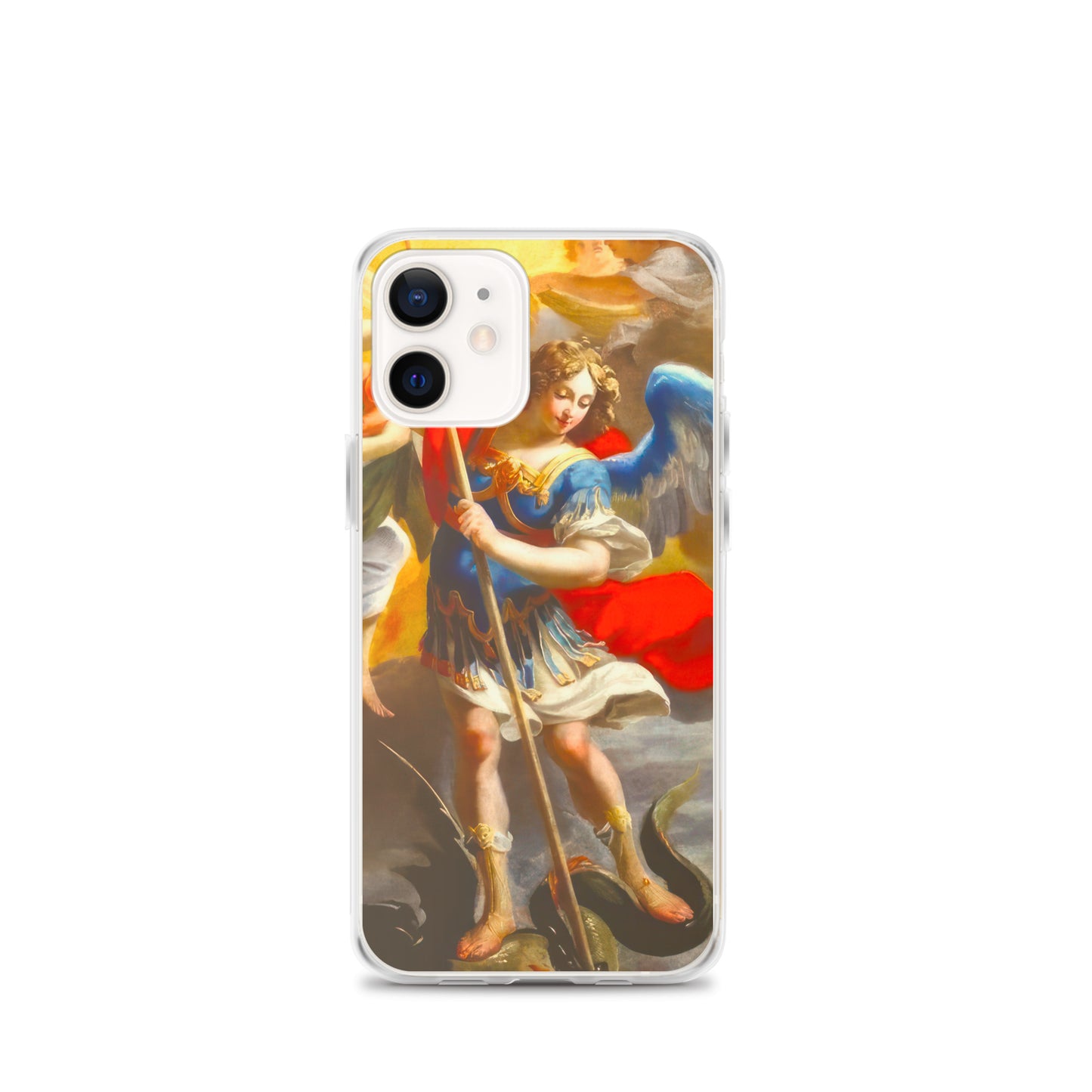 The Archangel Michael Slaying The Dragon By Simon Vouet [Clear Case for iPhone]