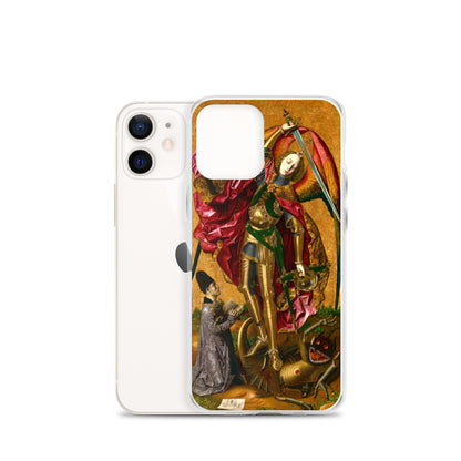 Saint Michael Triumphs over the Devil by Bartolome Bermejo [Clear Case for iPhone]