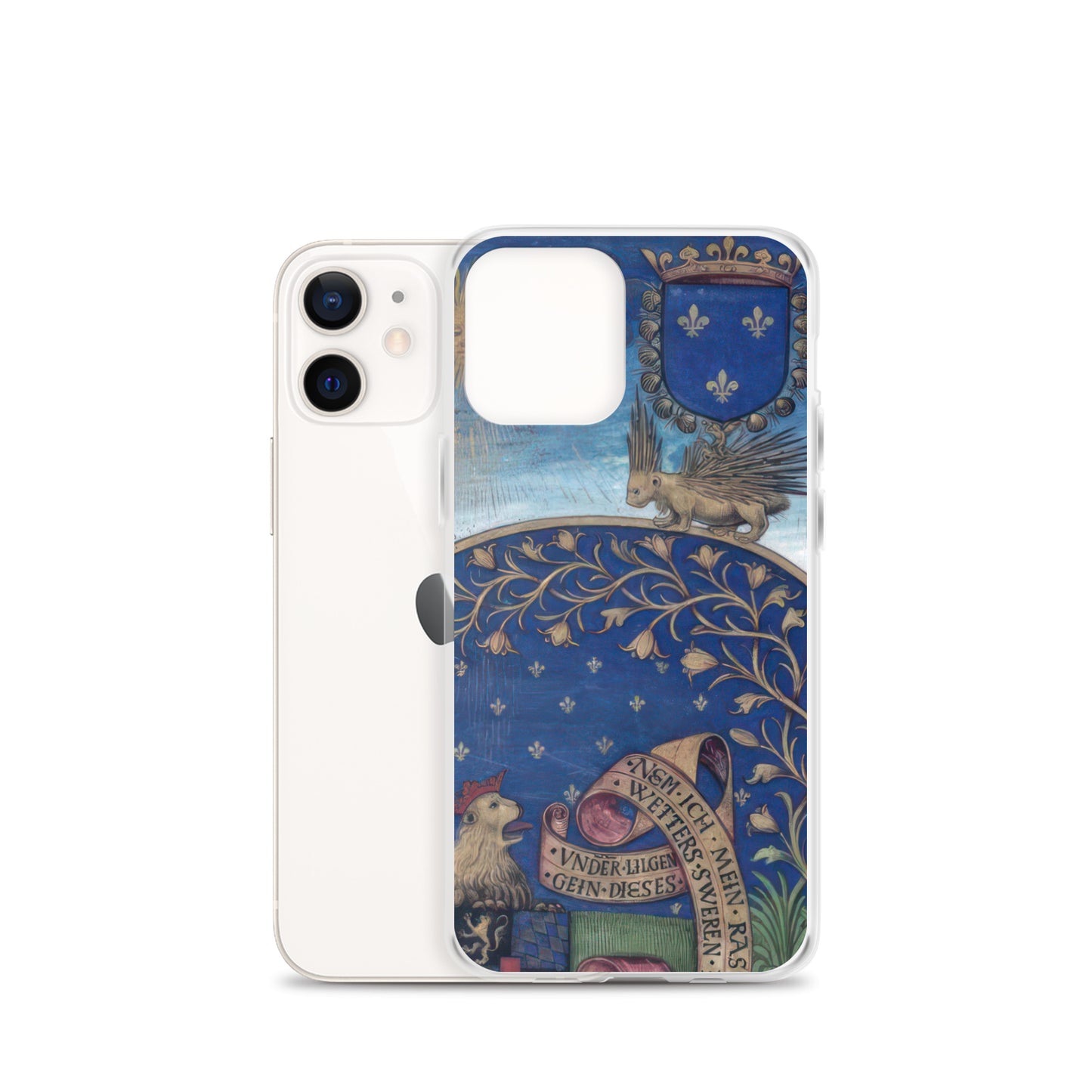 Blue Manuscript [Clear Case for iPhone]