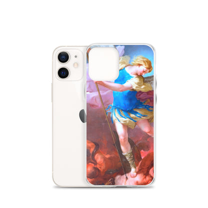 St. Michael by Artist Luca Giordano [Clear Case for iPhone]