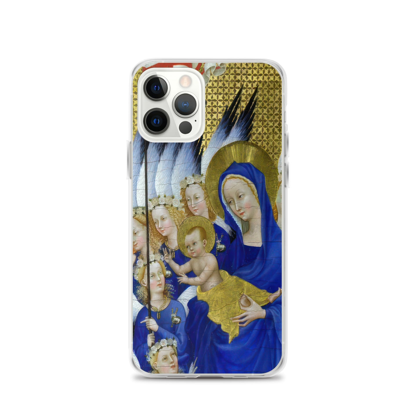 Virgin and Child with Angels by Wilton Diptych [Clear Case for iPhone]