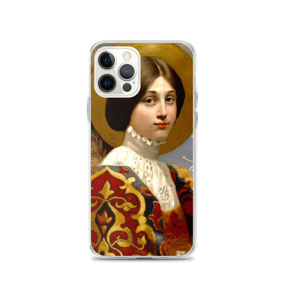 Angel Gabriel of Annunciation by Eleanor Fortescue-Brickdale [Clear Case for iPhone]