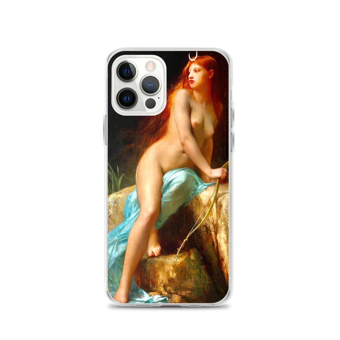 Diana Goddess of the Hunt by Jules Lefebvre [Clear Case for iPhone]