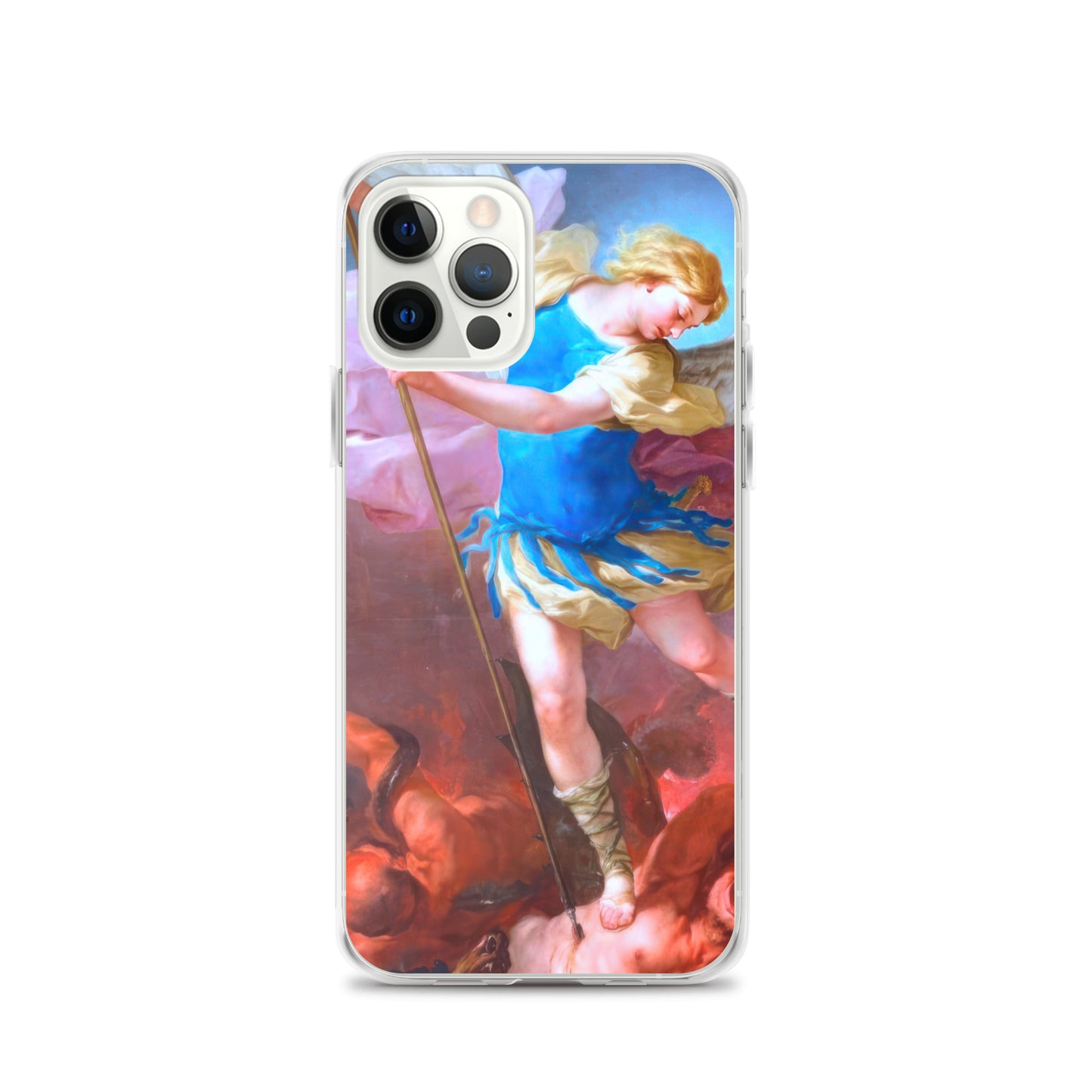 St. Michael by Artist Luca Giordano [Clear Case for iPhone]