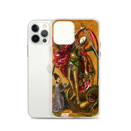 Saint Michael Triumphs over the Devil by Bartolome Bermejo [Clear Case for iPhone]