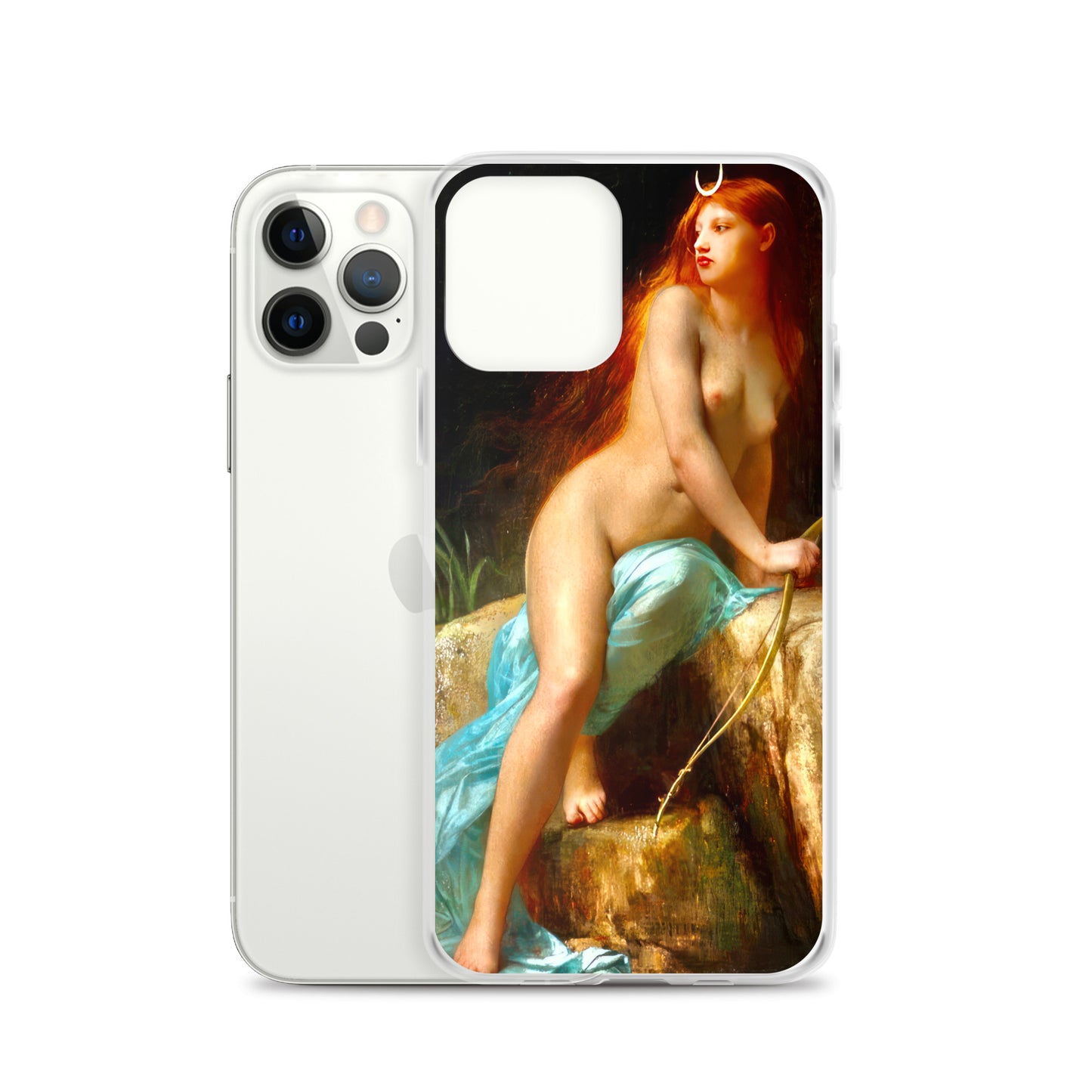 Diana Goddess of the Hunt by Jules Lefebvre [Clear Case for iPhone]