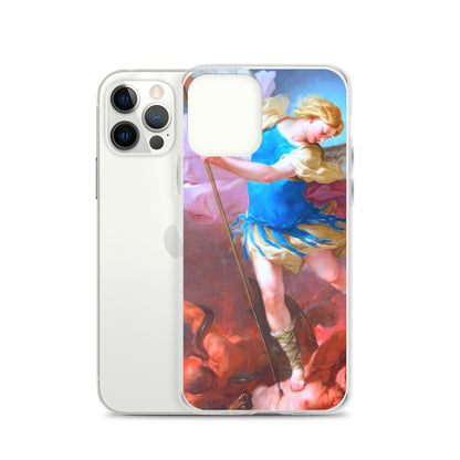 St. Michael by Artist Luca Giordano [Clear Case for iPhone]