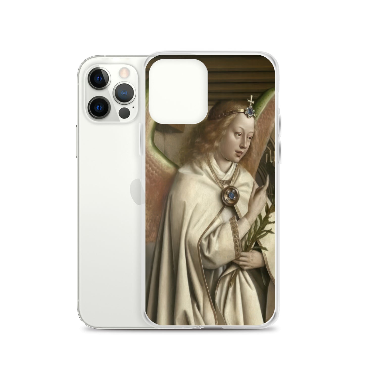 Archangel Gabriel passes the Message to Maria by Jan Van Eyck [Clear Case for iPhone]