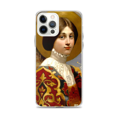 Angel Gabriel of Annunciation by Eleanor Fortescue-Brickdale [Clear Case for iPhone]