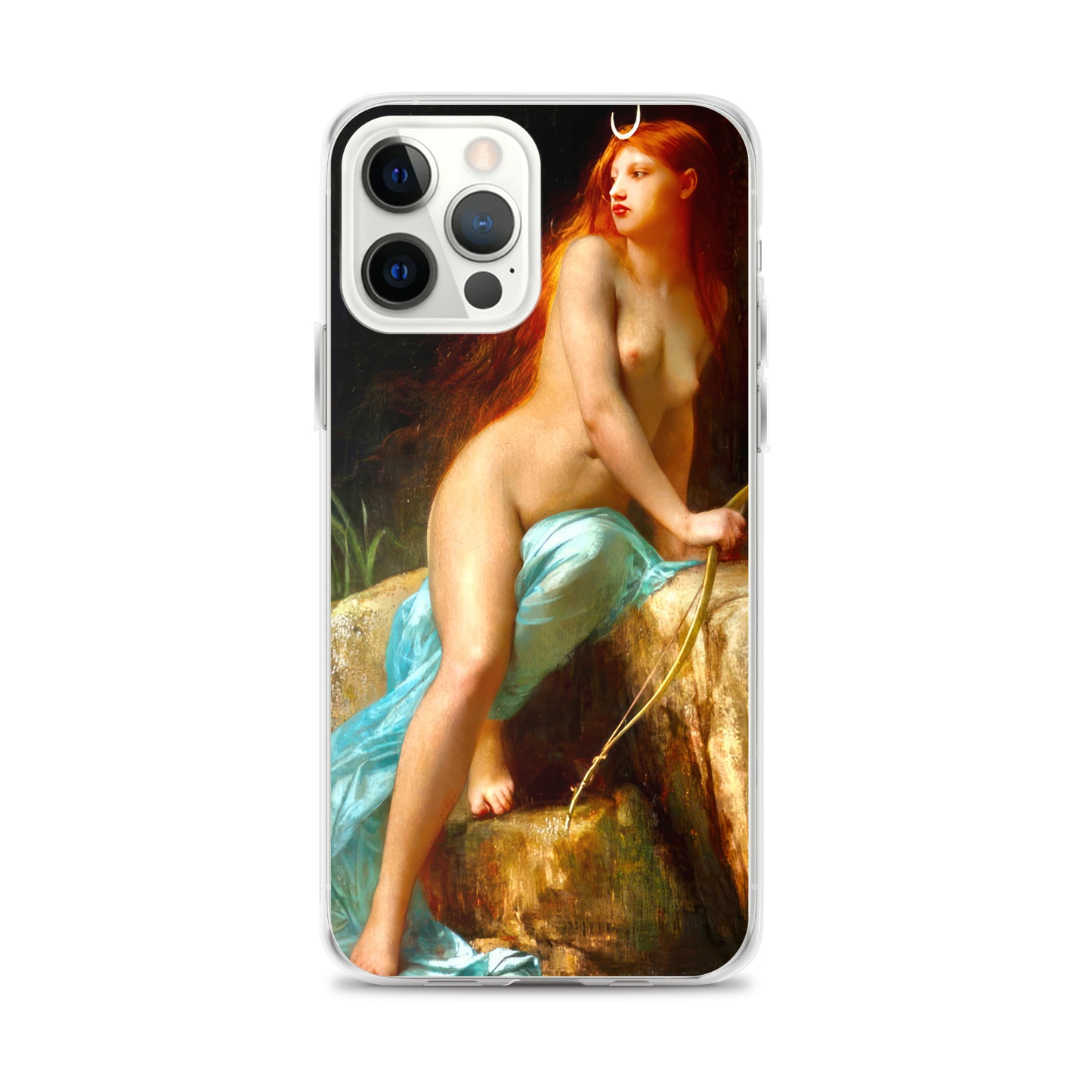 Diana Goddess of the Hunt by Jules Lefebvre [Clear Case for iPhone]