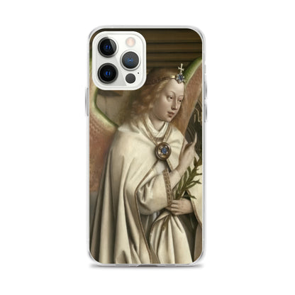 Archangel Gabriel passes the Message to Maria by Jan Van Eyck [Clear Case for iPhone]