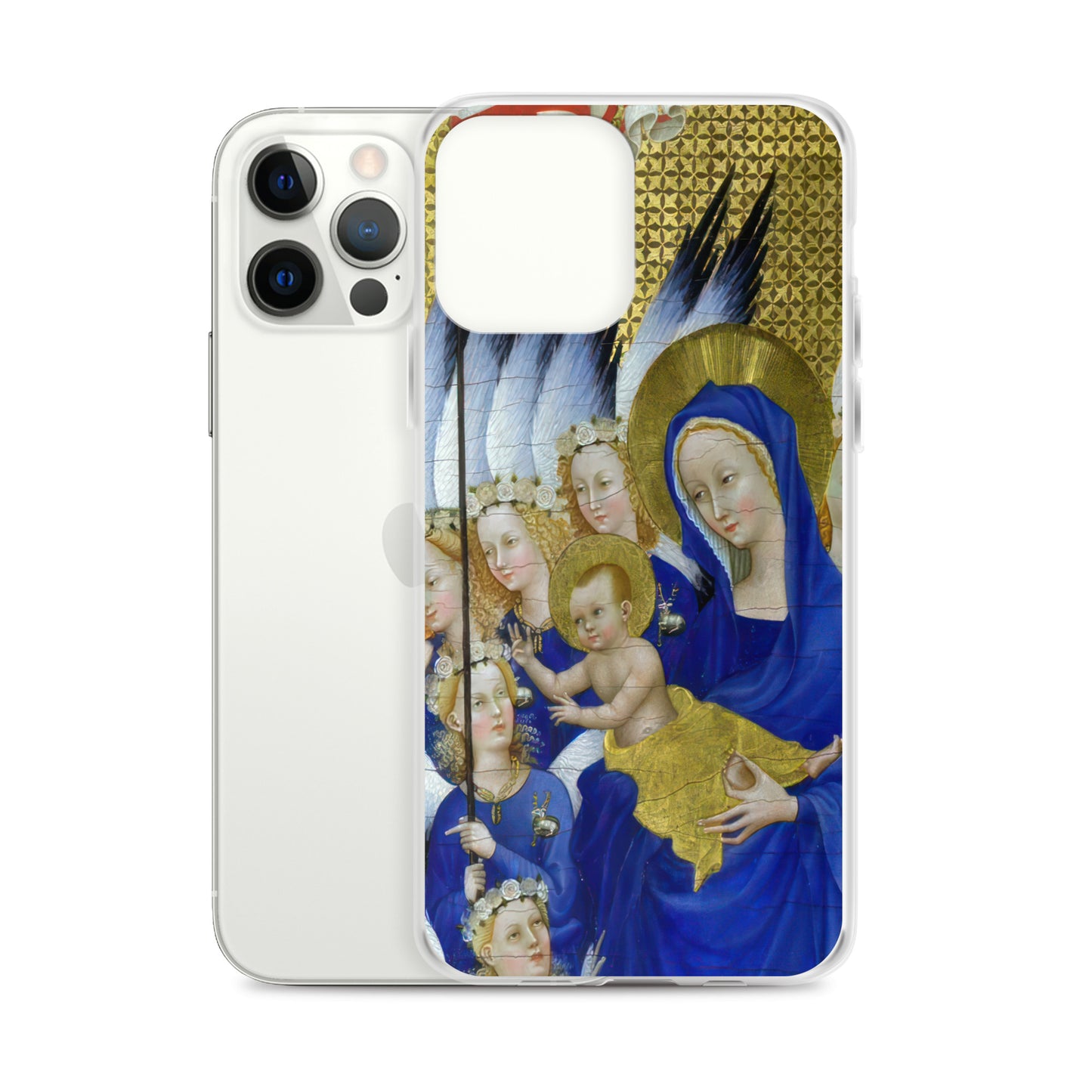 Virgin and Child with Angels by Wilton Diptych [Clear Case for iPhone]