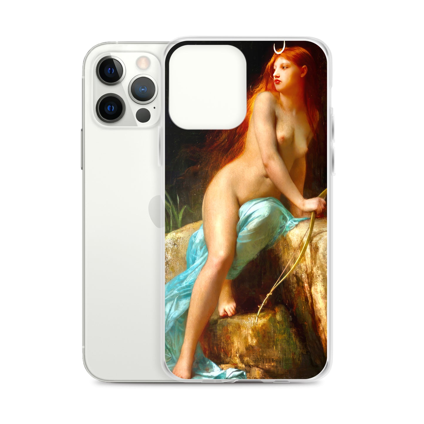 Diana Goddess of the Hunt by Jules Lefebvre [Clear Case for iPhone]